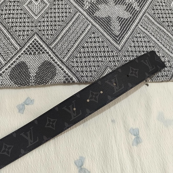 Louis Vuitton Black Monogram Reversible Belt - Picture 6 of 6